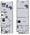 2 bedroom apartment floor plan